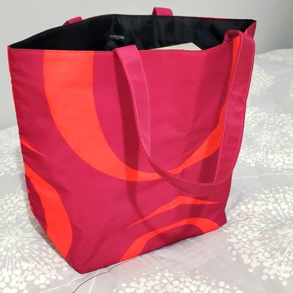 Lancome tote bag in fabric in beautiful vibrant colors